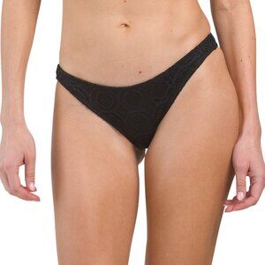 NWT Dippin' Daisys Nocturnal Hipster Cheeky Black Design Bikini Bottoms sz XL
